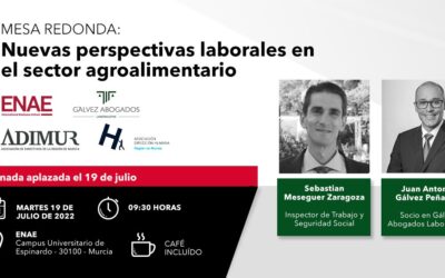 Adimur, Dirección Humana, ENAE y Gálvez Abogados Laboralistas analizarán las últimas novedades laborales