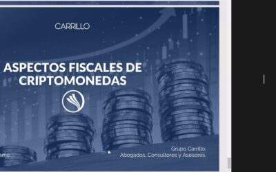 WEBINAR: “ASPECTOS FISCALES DE CRIPTOMONEDAS”